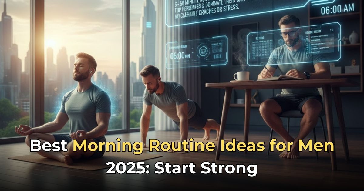 Best Morning Routine Ideas for Men 2025: Start Strong